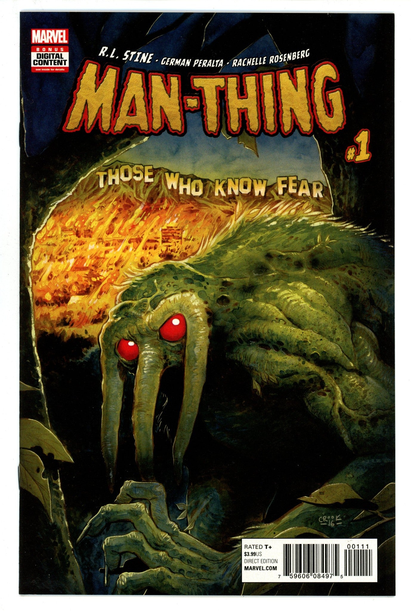 Man-Thing Vol 5 1 High Grade (2017) 