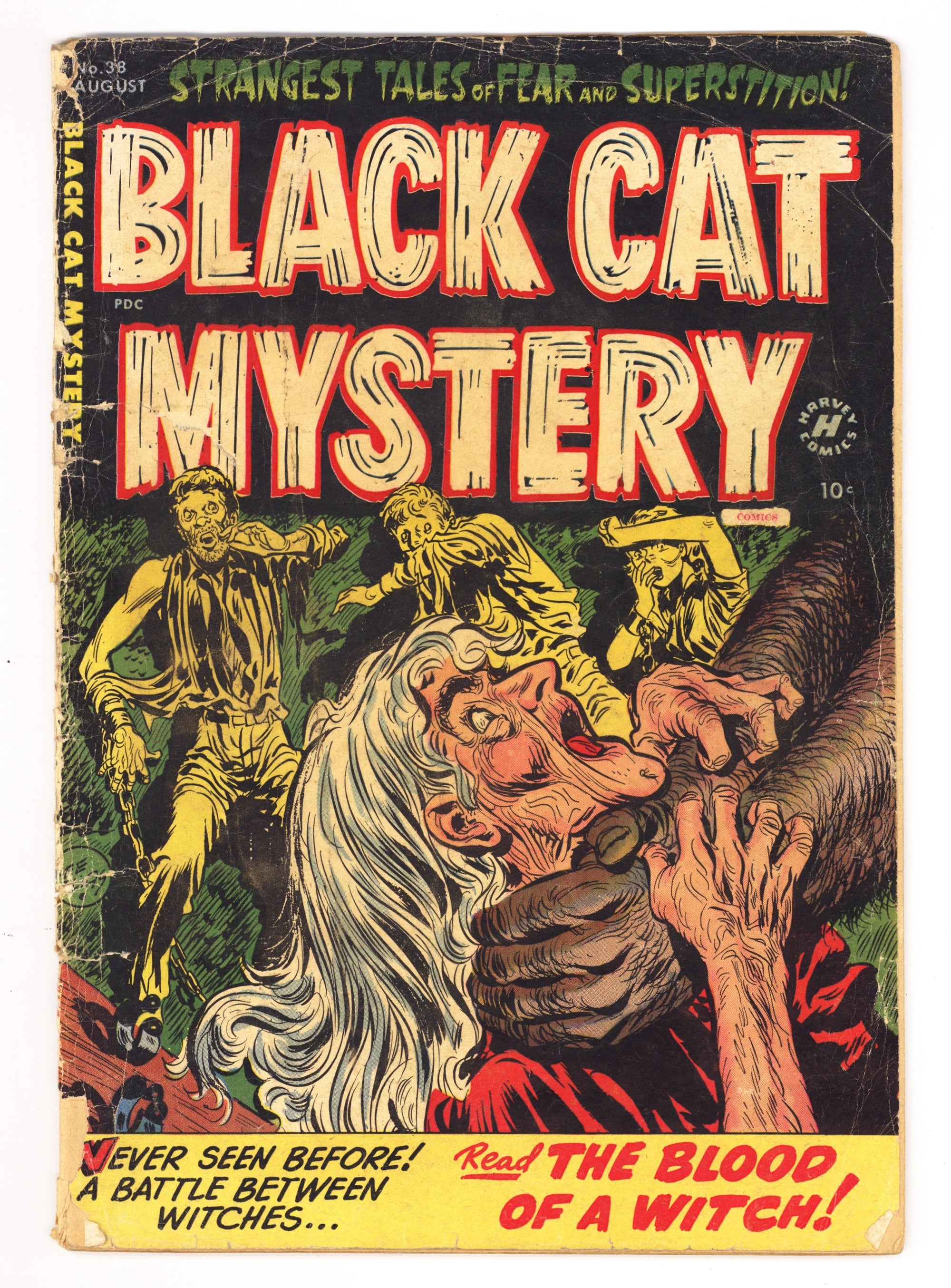 Black Cat Mystery   38  PR (0.5) Cover Detached  (1952)        