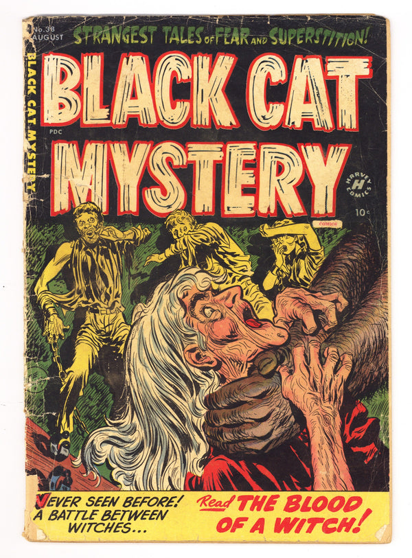 Black Cat Mystery   38  PR (0.5) Cover Detached  (1952)