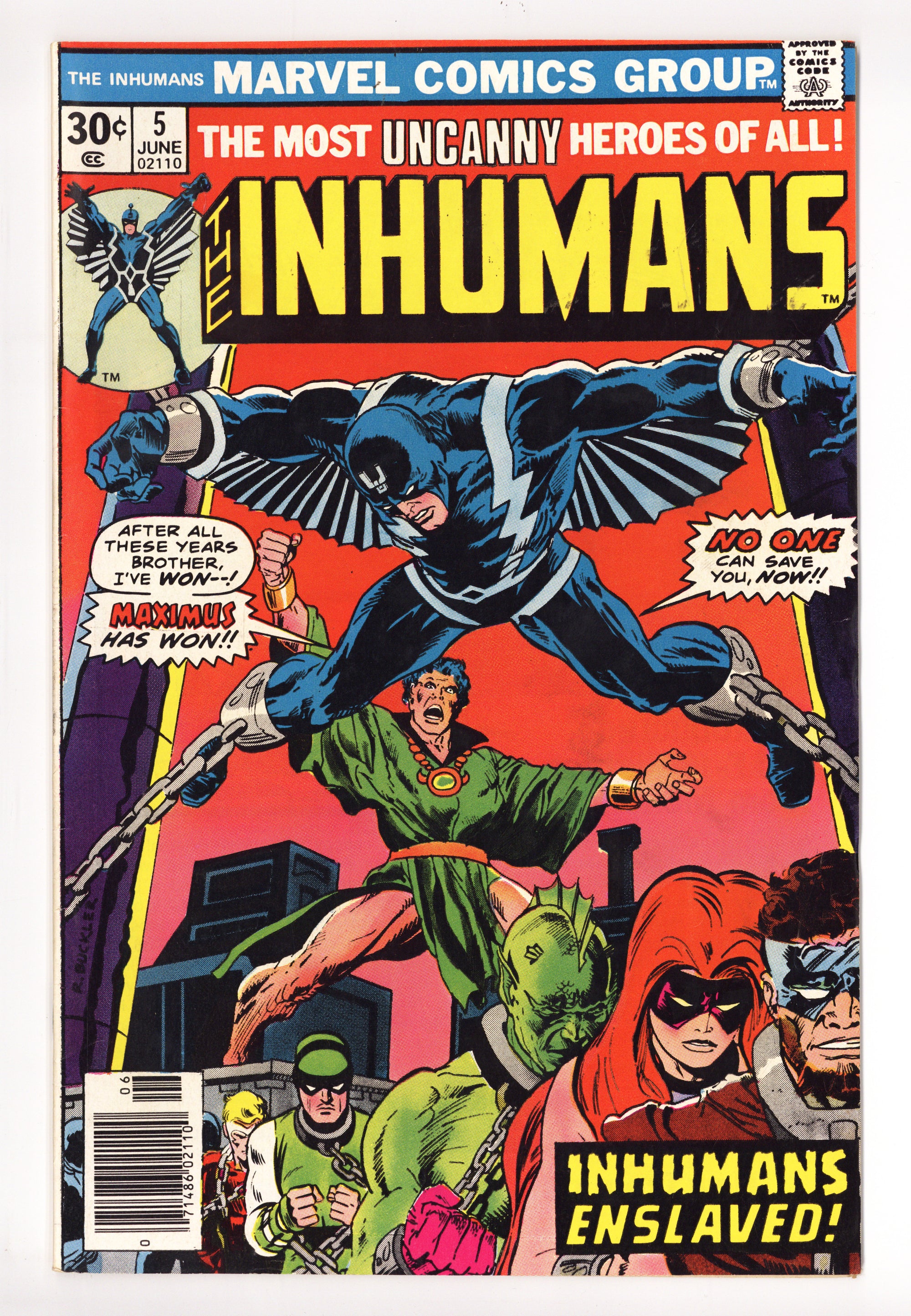 The Inhumans Vol 1 5 Mid Grade (1976) 