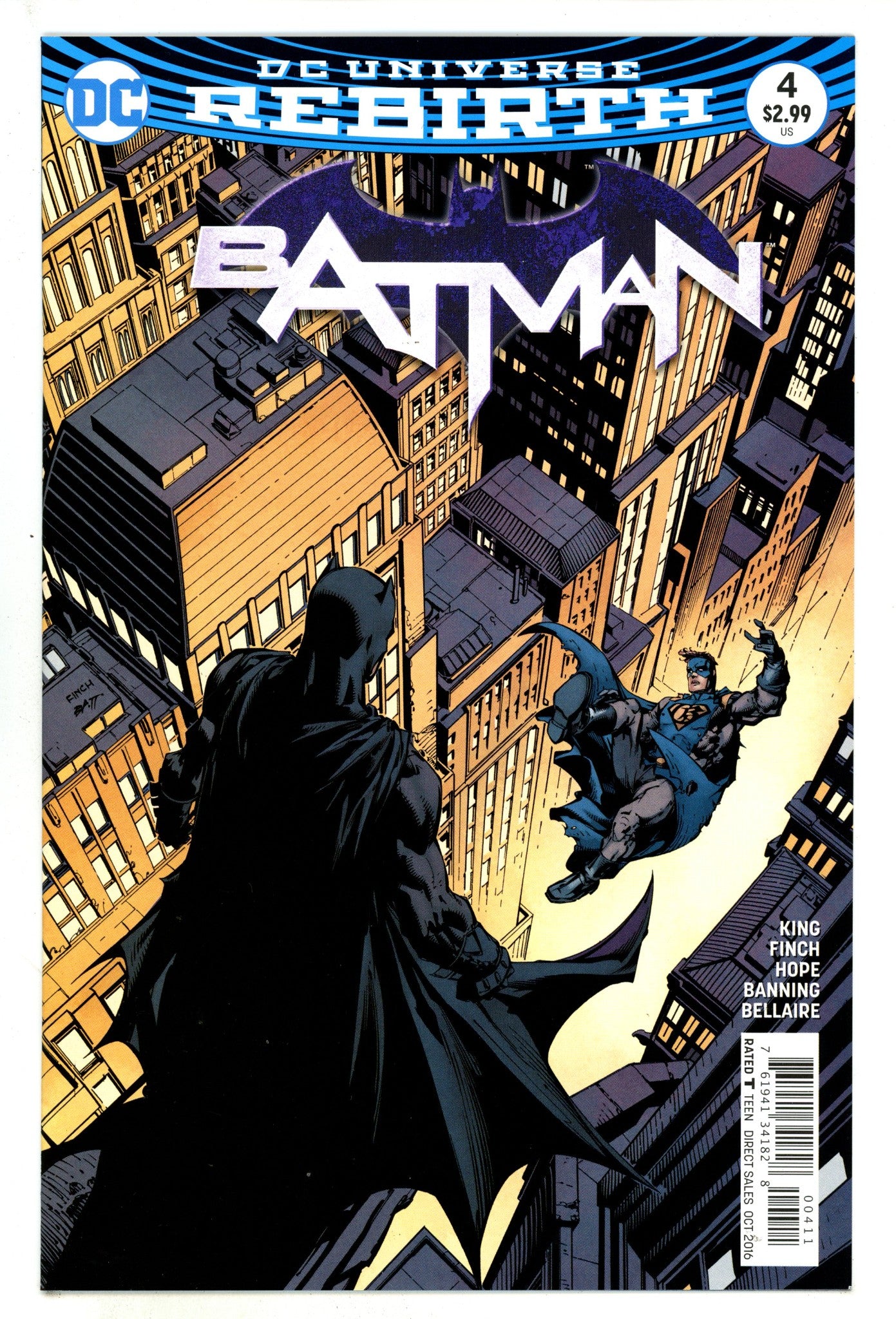 Batman Vol 3 4 High Grade (2016) 