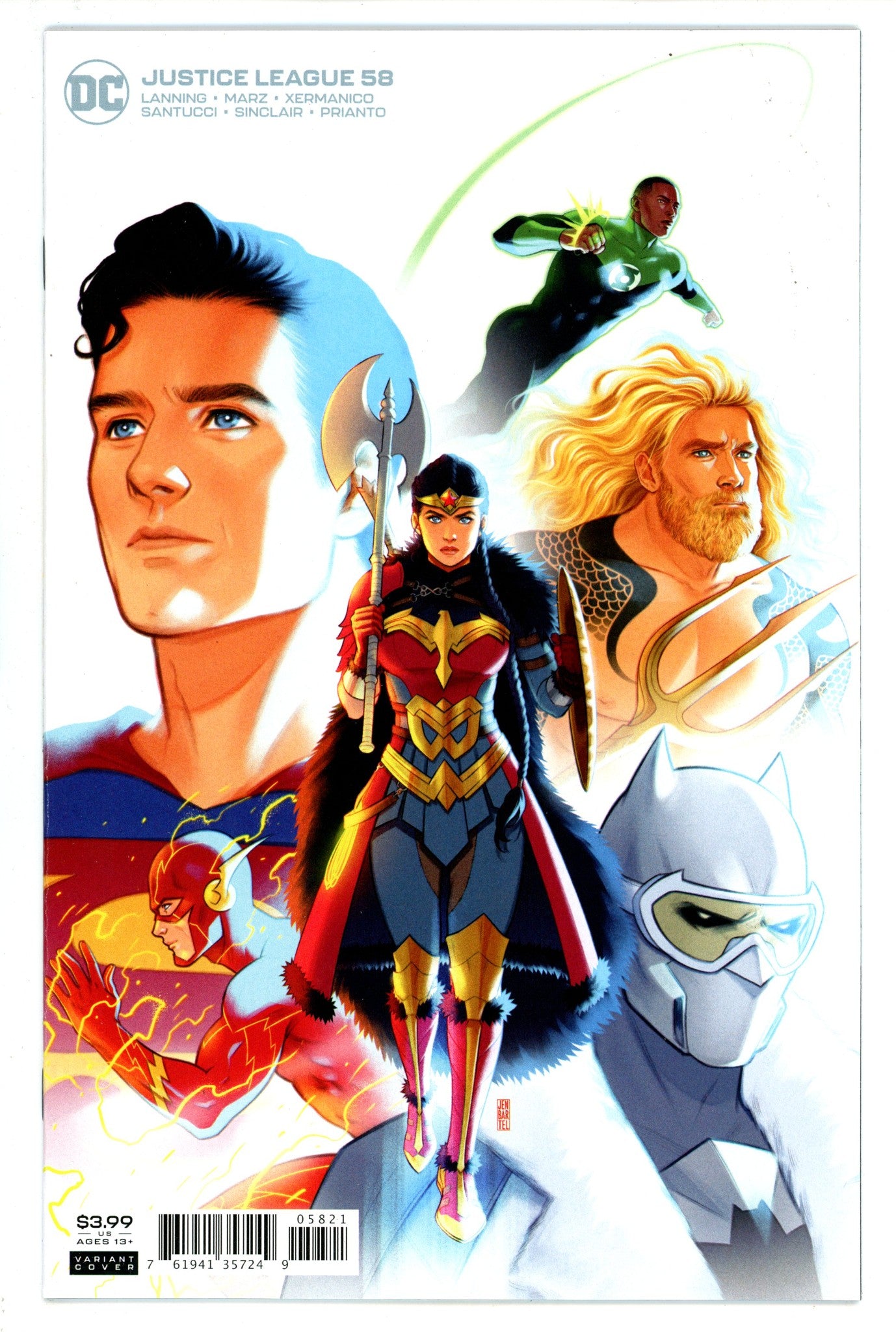 Justice League Vol 3 58 High Grade (2021) Bartel Variant 