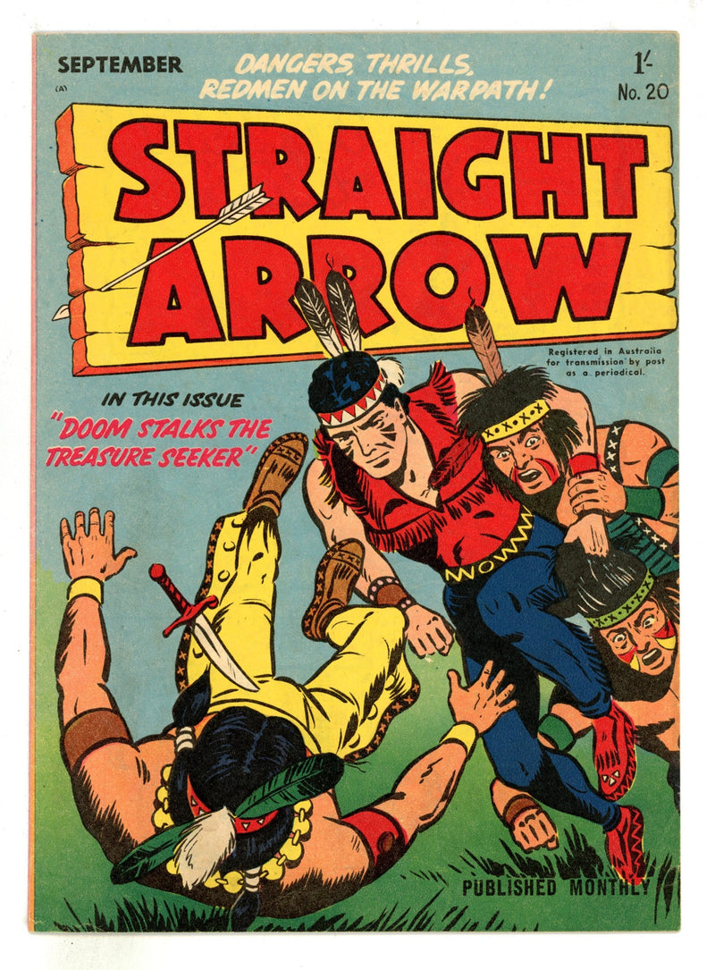 Straight Arrow Comics 20 VF- (7.5) (1956) 
