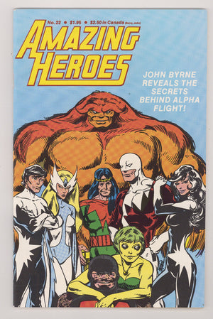 Amazing Heroes 22 VF- (7.5) (1983) 
