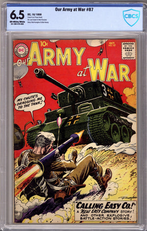 Our Army at War 87 CBCS 6.5 (1959)
