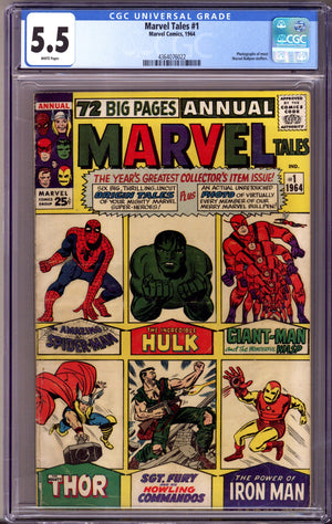 Marvel Tales Annual Vol 2 1 CGC 5.5 (FN-) (1964)
