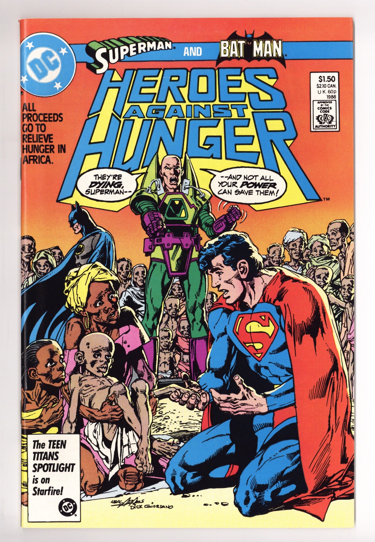 Heroes Against Hunger 1 High Grade (1986) 