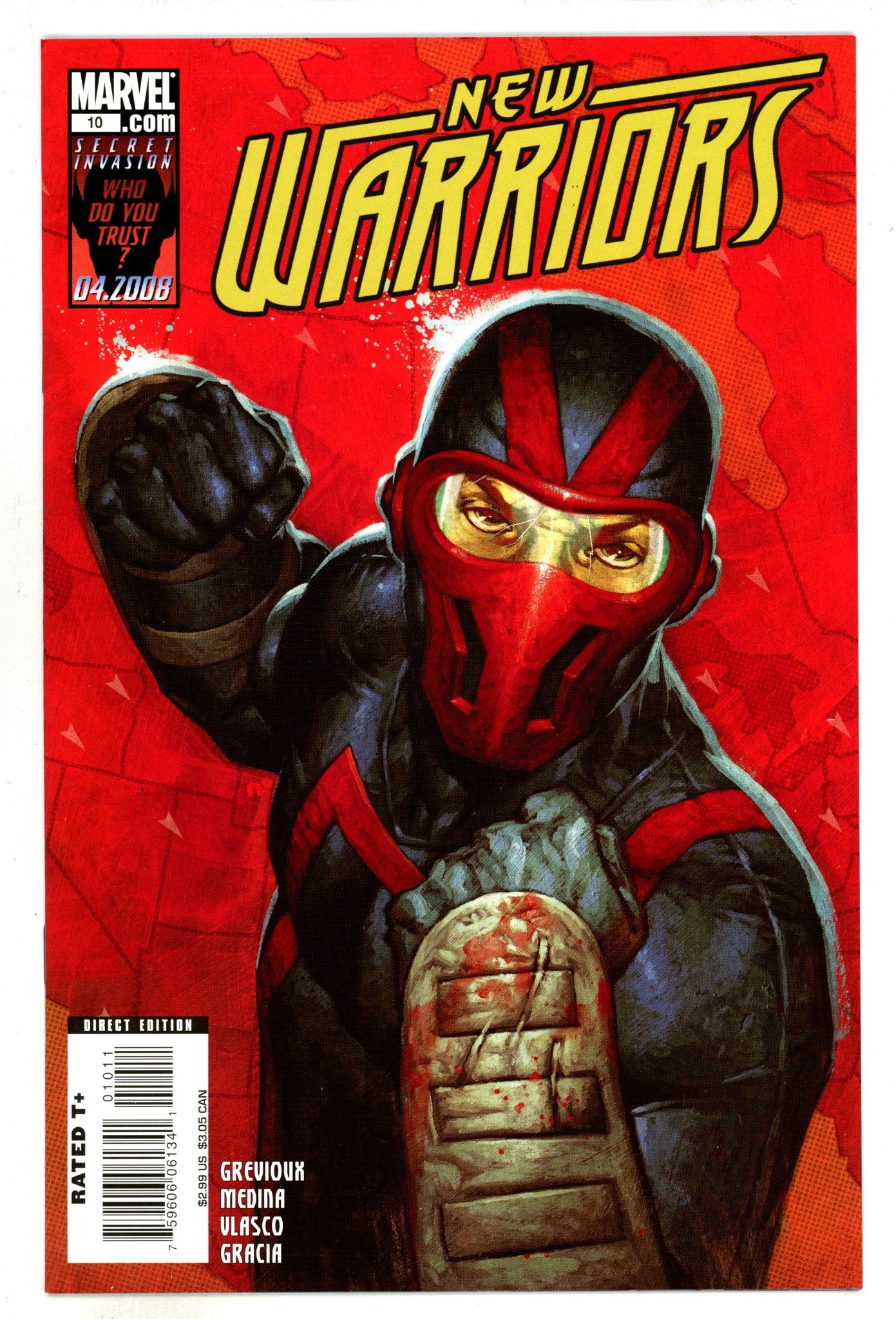 New Warriors Vol 4 10 High Grade (2008) 