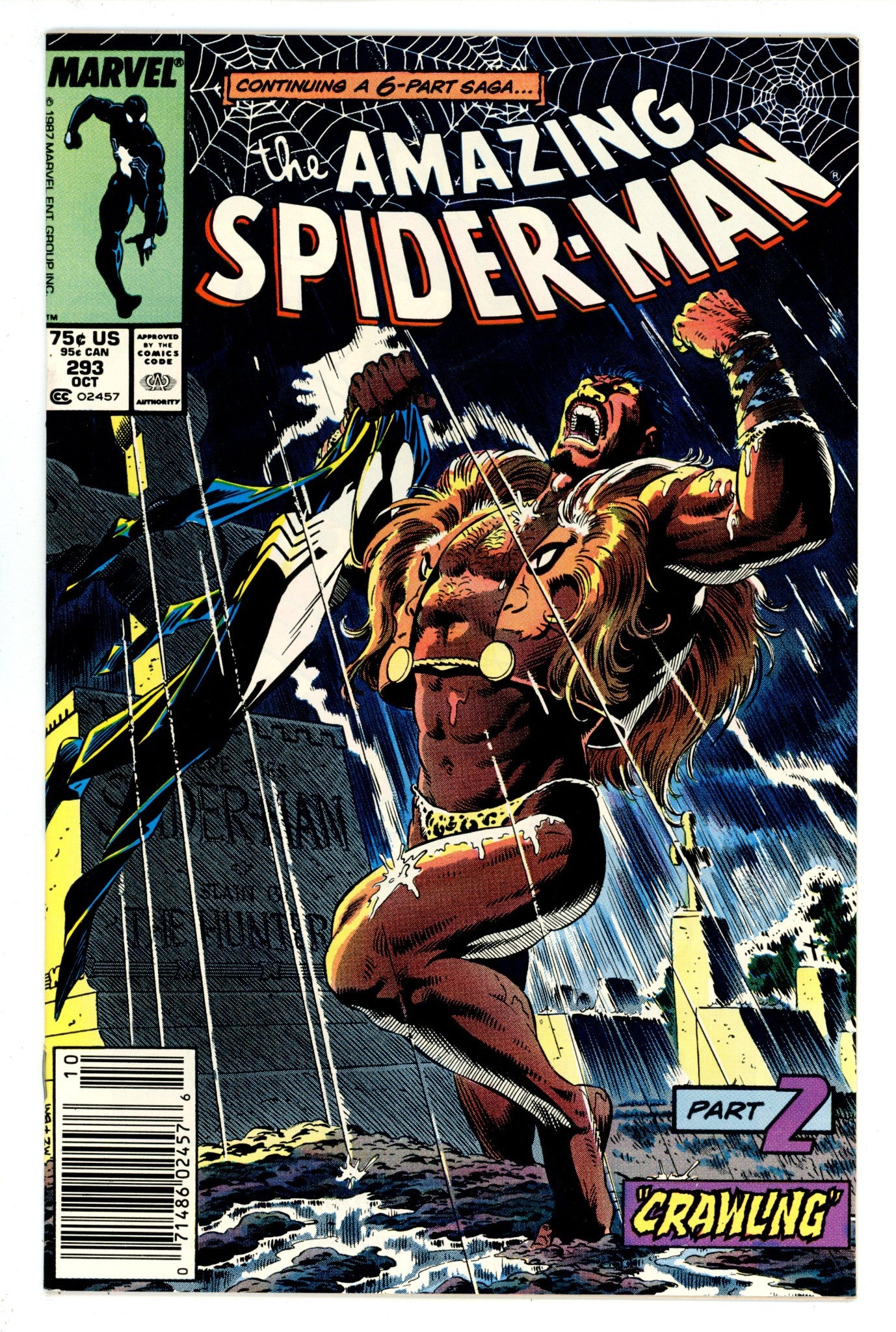 The Amazing Spider-Man Vol 1 293 VF- (7.5) (1987) Newsstand 