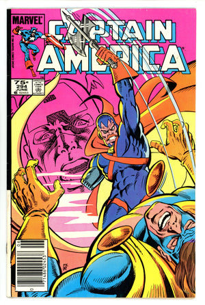 Captain America Vol 1 294 Canadian Variant VF- (1984)