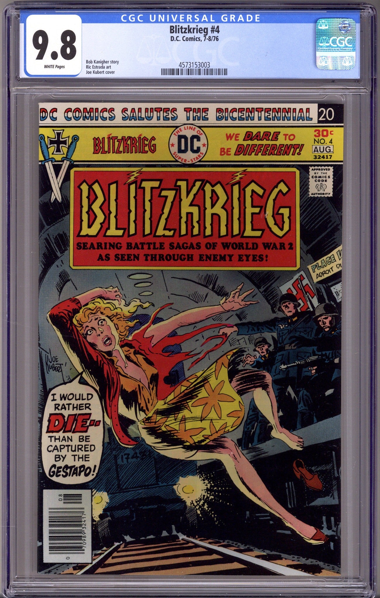 Blitzkrieg 4 CGC 9.8 (NM/M) (1976) 