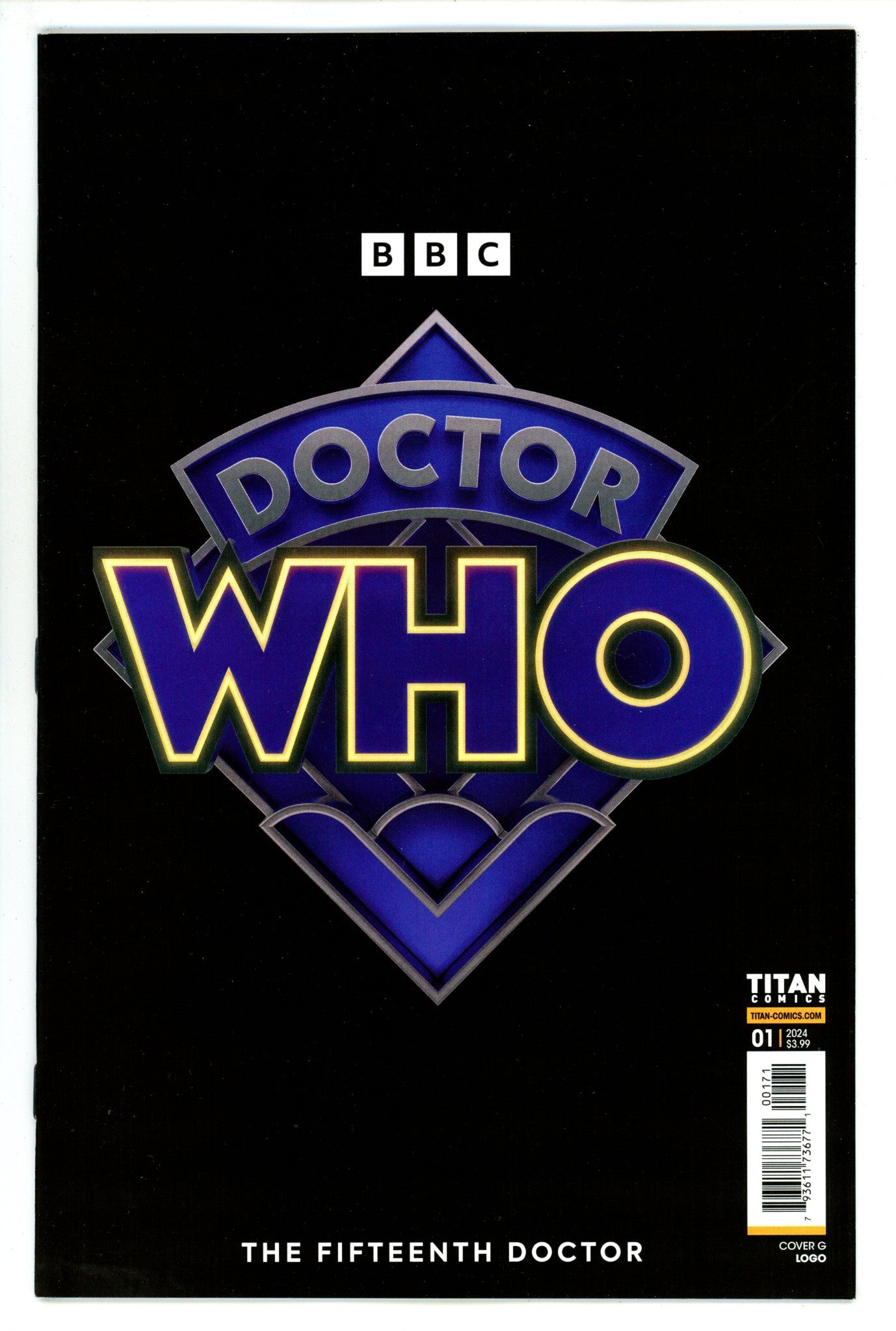 Doctor Who Fifteenth Doctor 1 Logo Variant (2024)