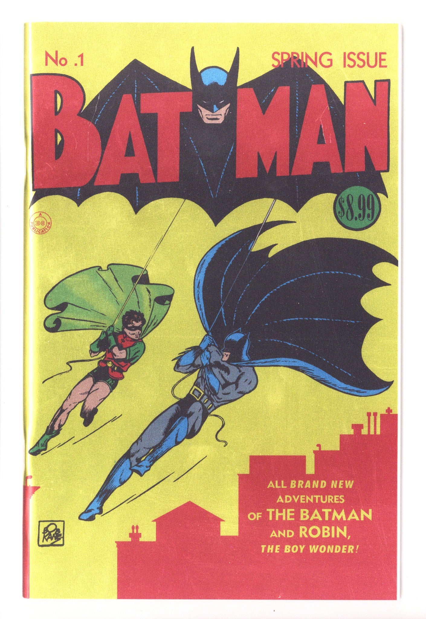 Batman 1 (Facsimile Edition) [nn] High Grade (2023) Foil Variant 