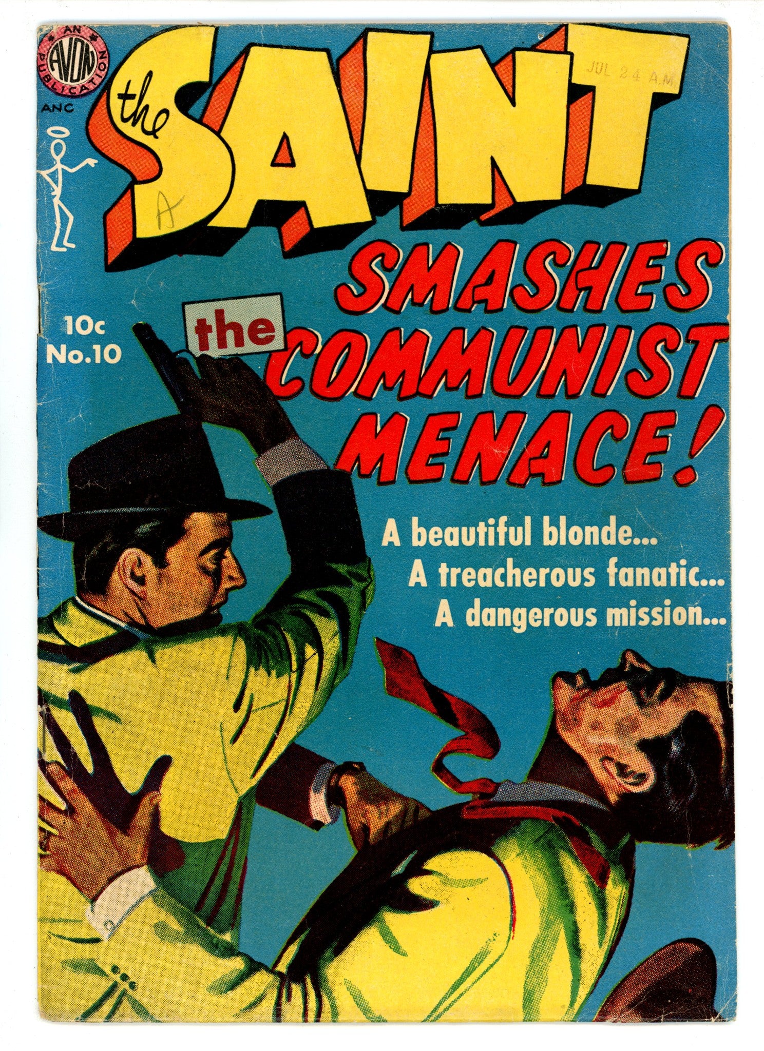The Saint 10 VG+ (4.5) (1951) 