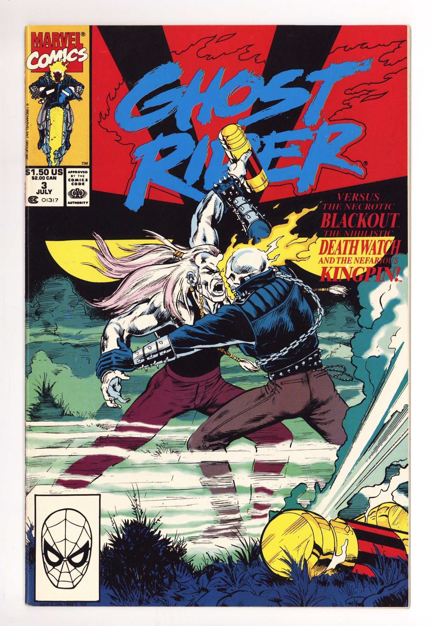 Ghost Rider Vol 2 3 High Grade (1990) 