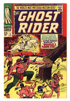 The Ghost Rider 6 FN/VF (7.0) Colour Touch (1967) 