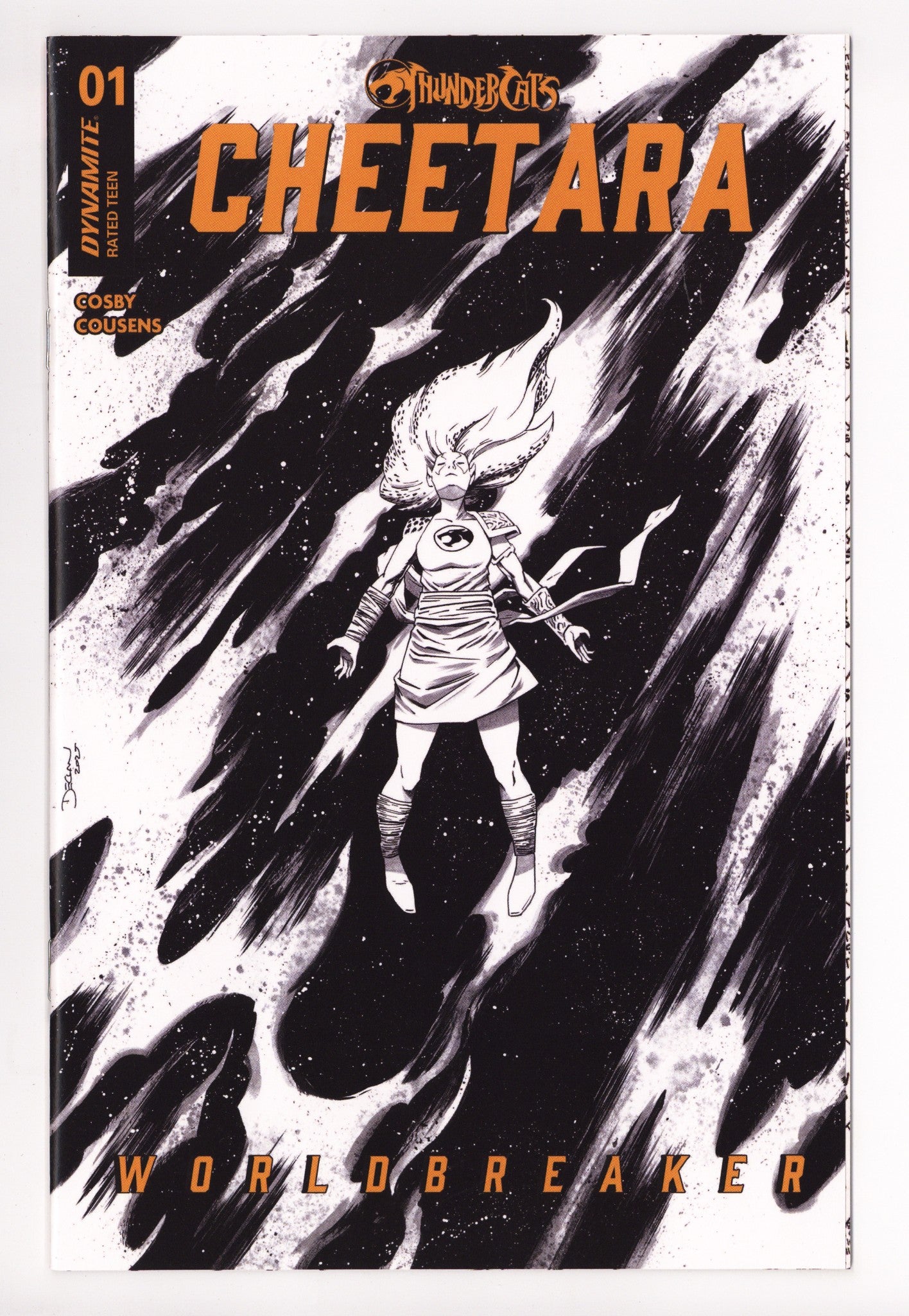 Cheetara Worldbreaker 1 Shalvey B&W Incentive (2025)