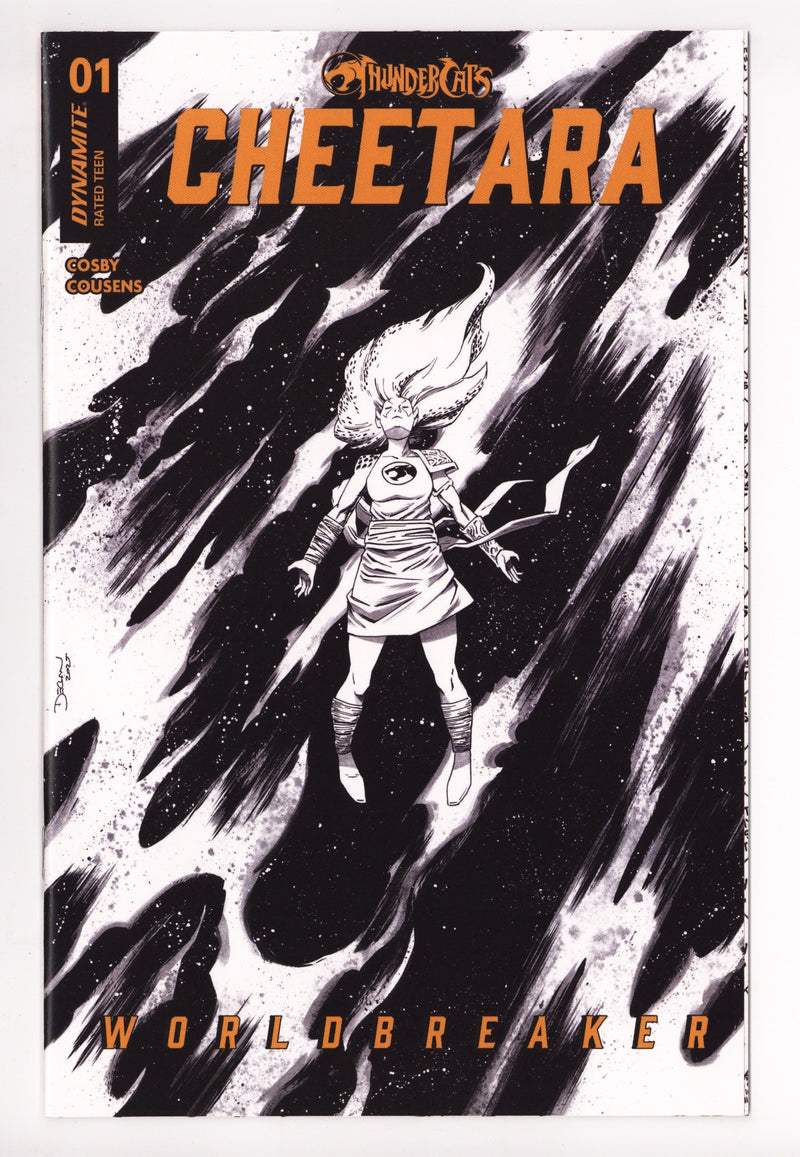 Cheetara Worldbreaker 1 Shalvey B&W Incentive (2025)