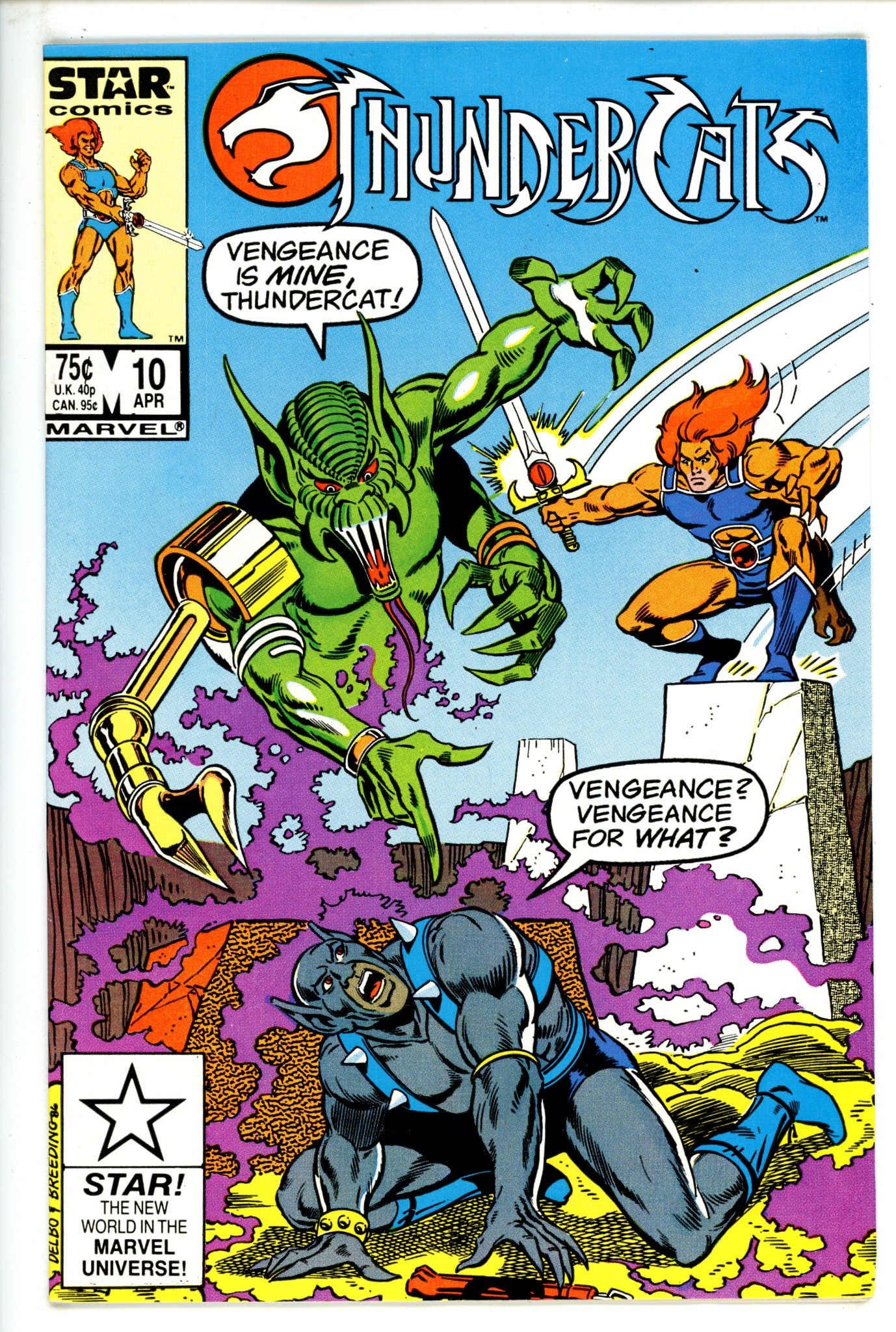 Thundercats 10 VF (8.0) (1987) 