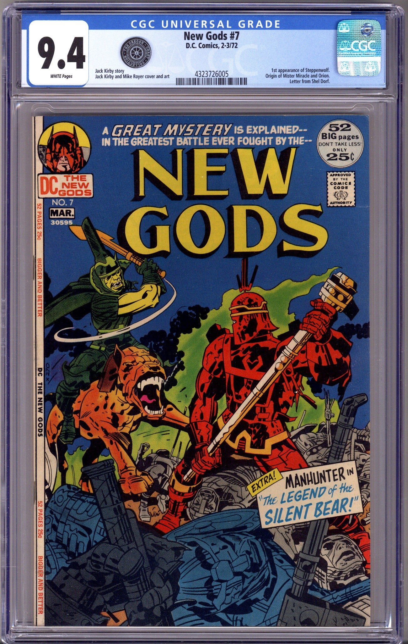 The New Gods Vol 1 7 CGC 9.4 (NM) (1972)