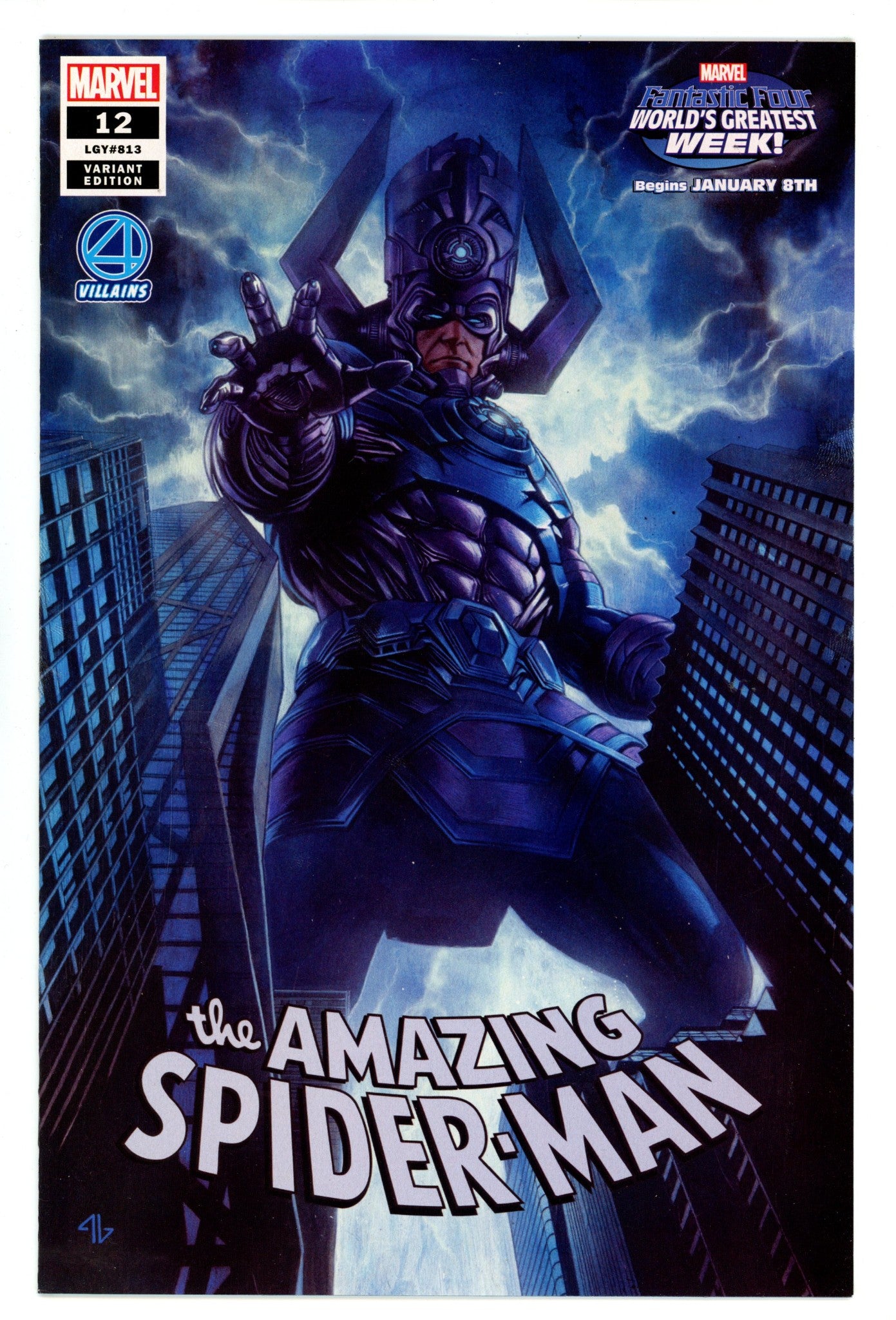 Amazing Spider-Man Vol 5 12 (813) VF+ (8.5) (2019) Granov Variant 