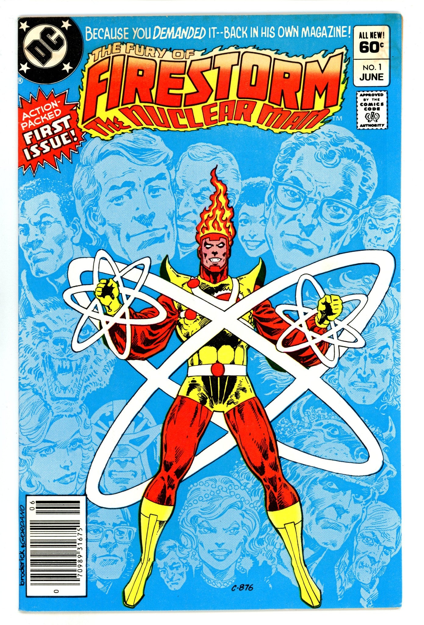 The Fury of Firestorm Vol 2 1  FN+ (6.5)  (1982)  Newsstand  