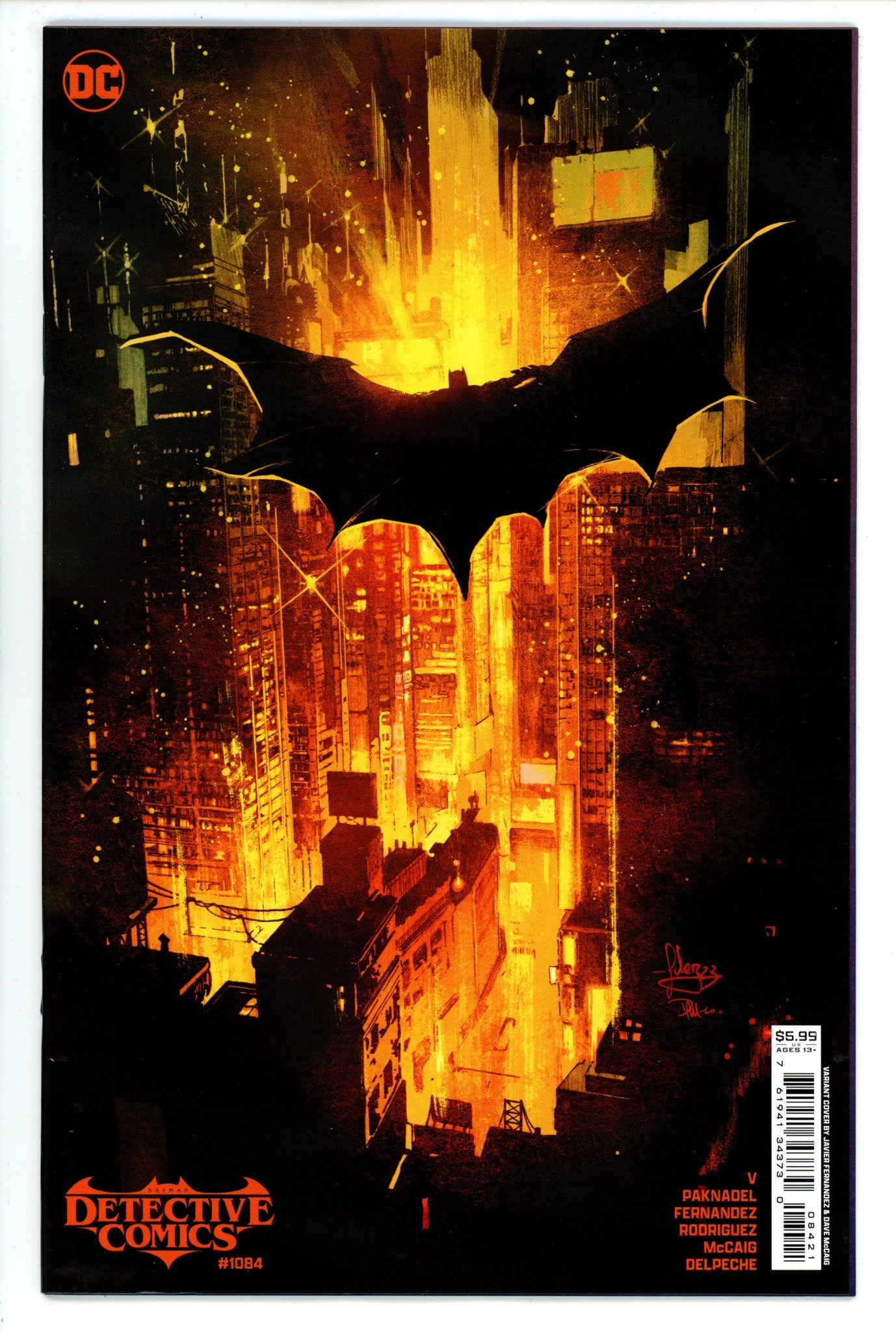 Detective Comics Vol 3 1084 FernÃ¡ndez Variant (2024)