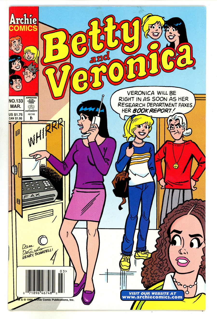 Betty and Veronica Vol 1 133 Mid Grade (1999) Newsstand 