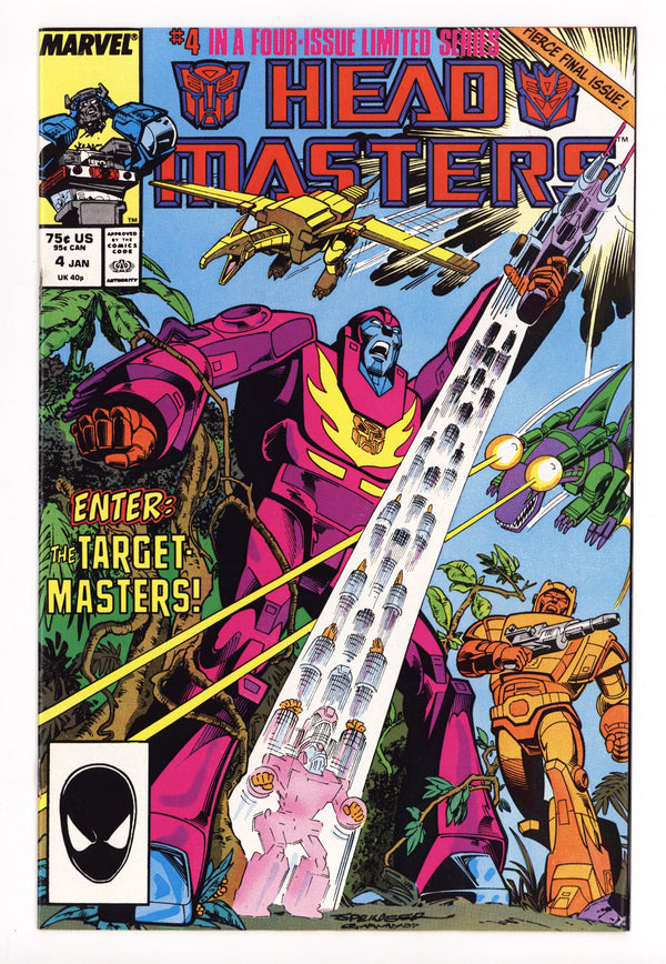 The Transformers: Headmasters 4 NM- (9.2) (1988)