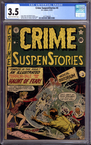 Crime SuspenStories Vol 1 4 CGC 3.5 (VG-) (1951)