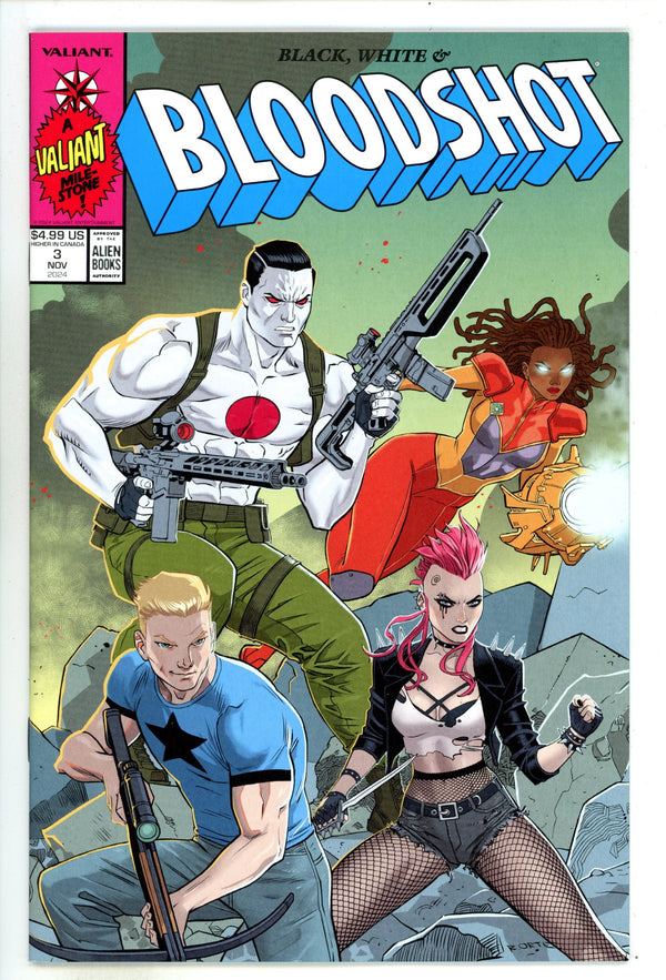 Black White & Bloodshot 3 Ortiz Connecting Variant (2024)