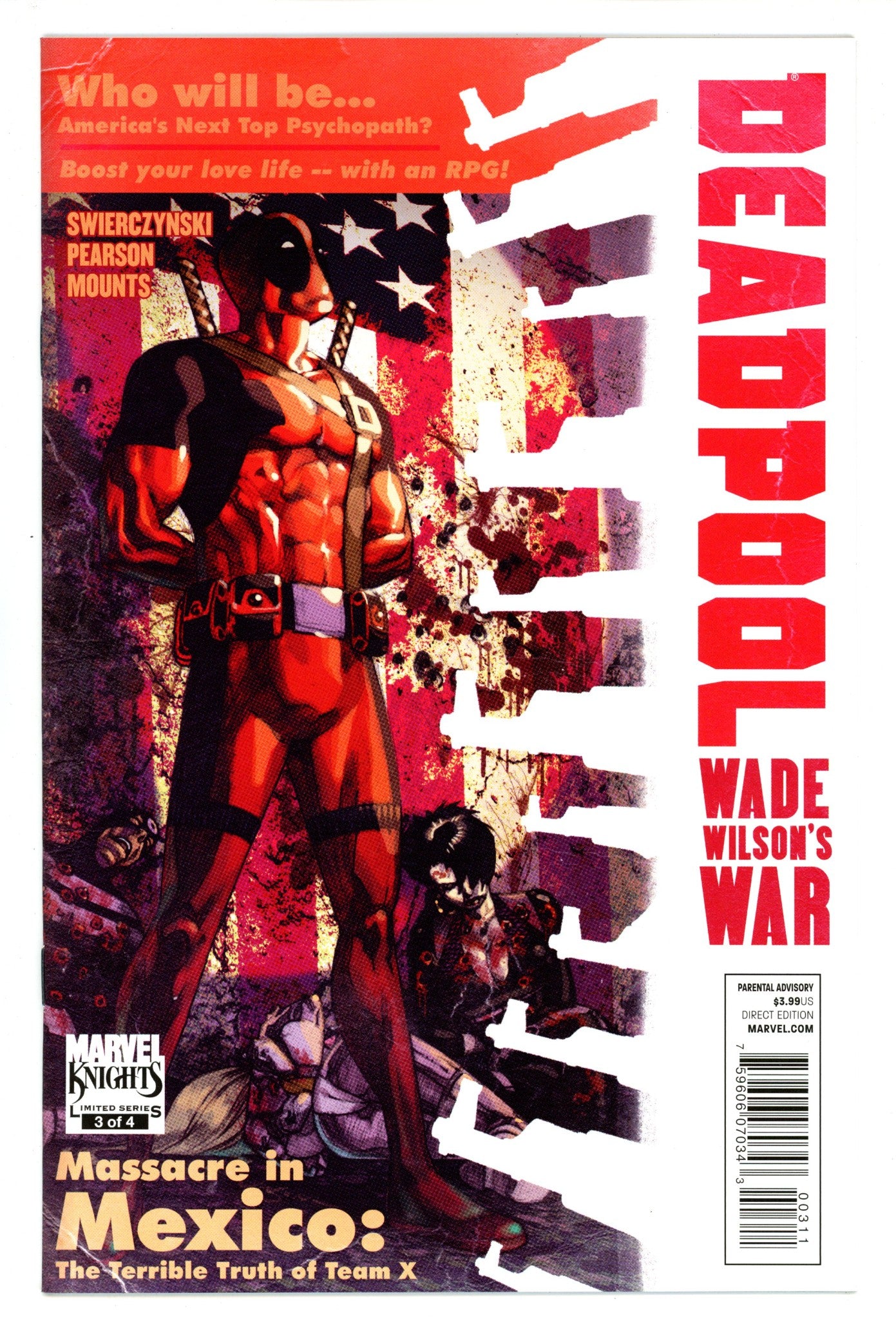 Deadpool: Wade Wilson's War 3 High Grade (2010) 