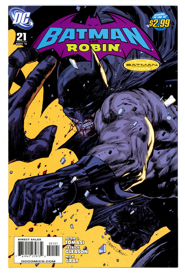 Batman and Robin Vol 1 21 High Grade (2011) Daniel Incentive Variant