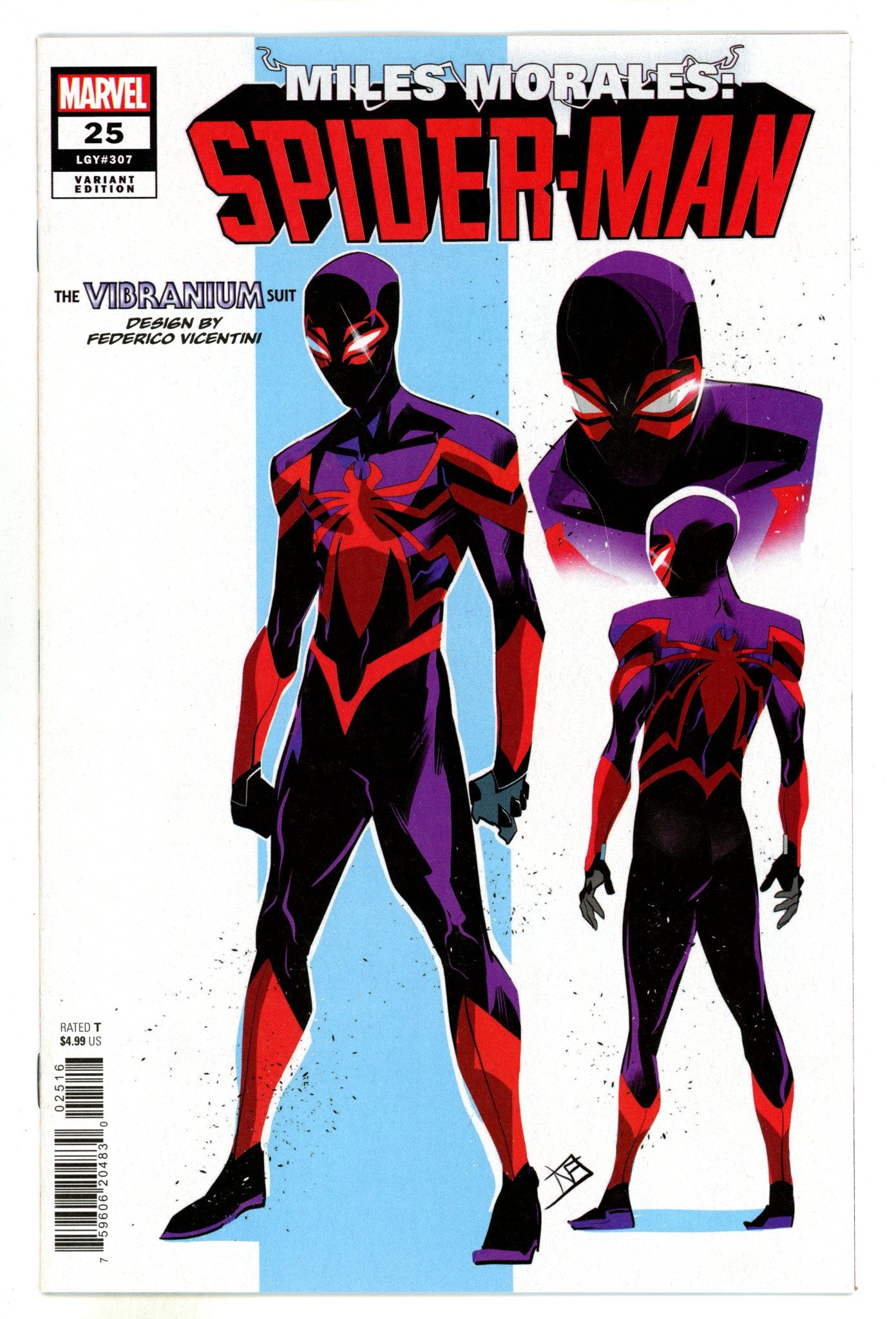 Miles Morales: Spider-Man Vol 2 25 NM (9.4) (2024) Vicentini Design Incentive Variant 