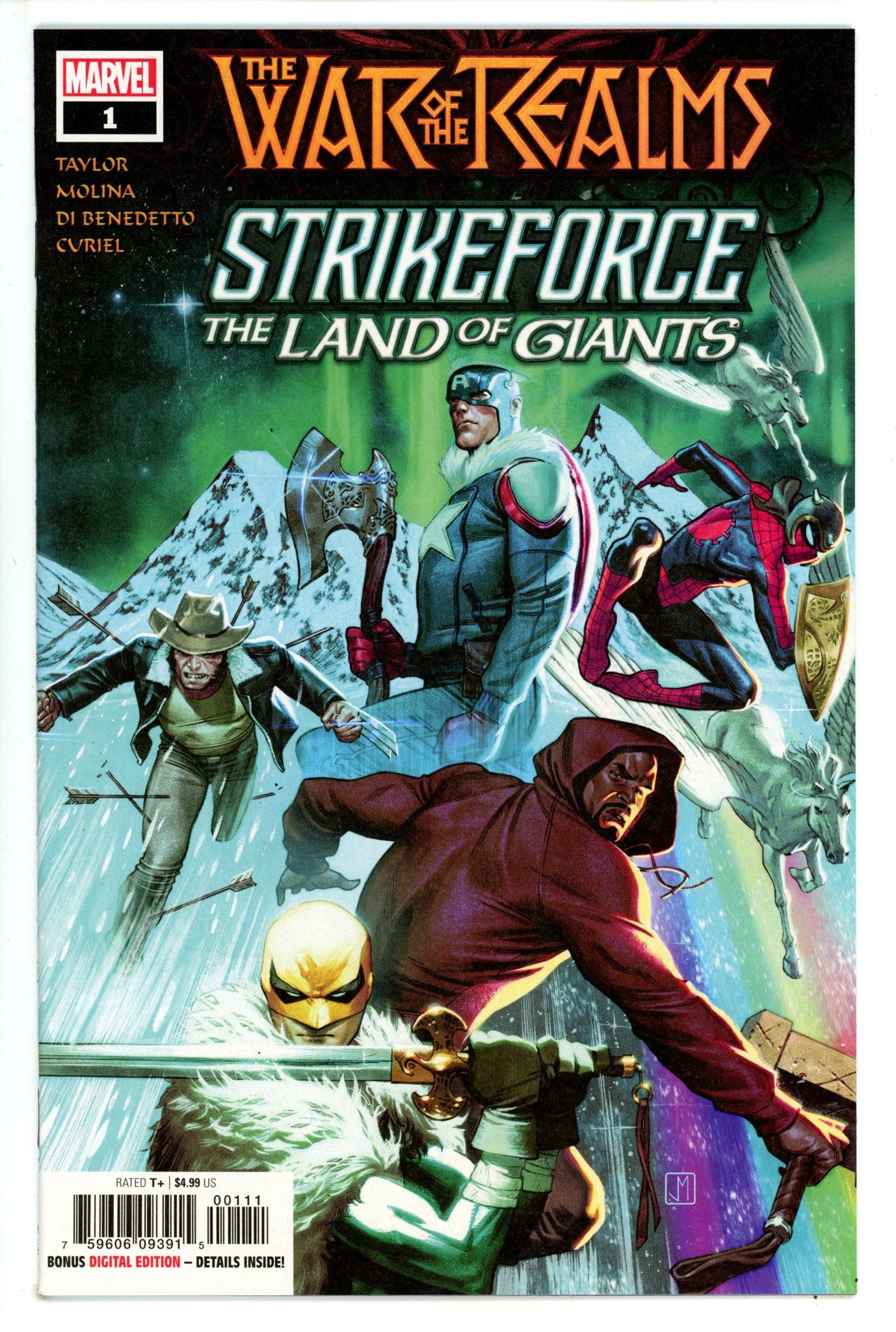 War of the Realms Strikeforce: The Land of Giants 1 High Grade (2019) 
