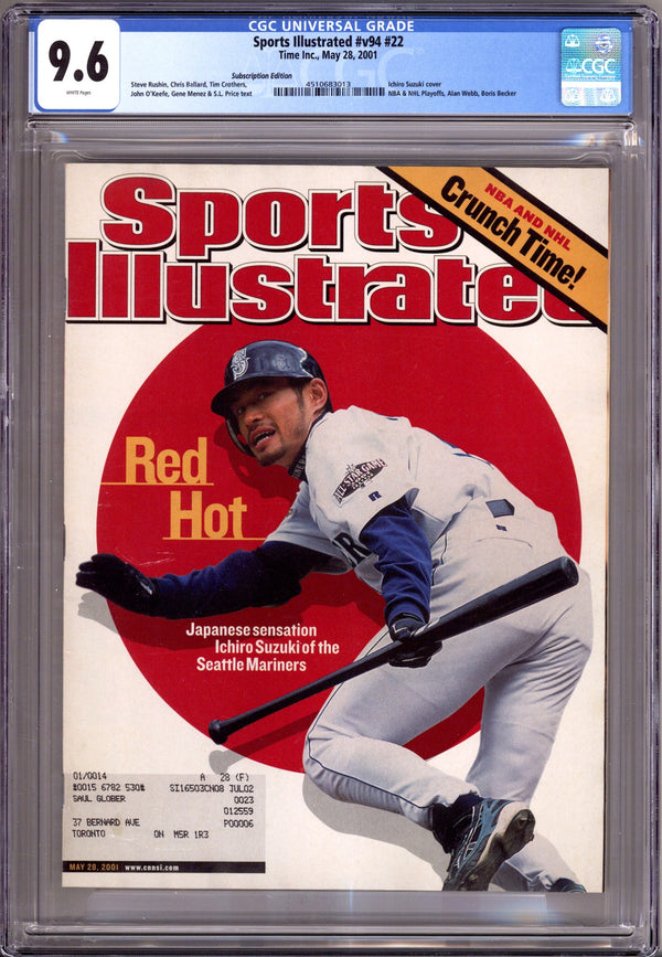 Sports Illustrated Vol 94 22 CGC 9.6 (NM+) (2001) Subscription Variant