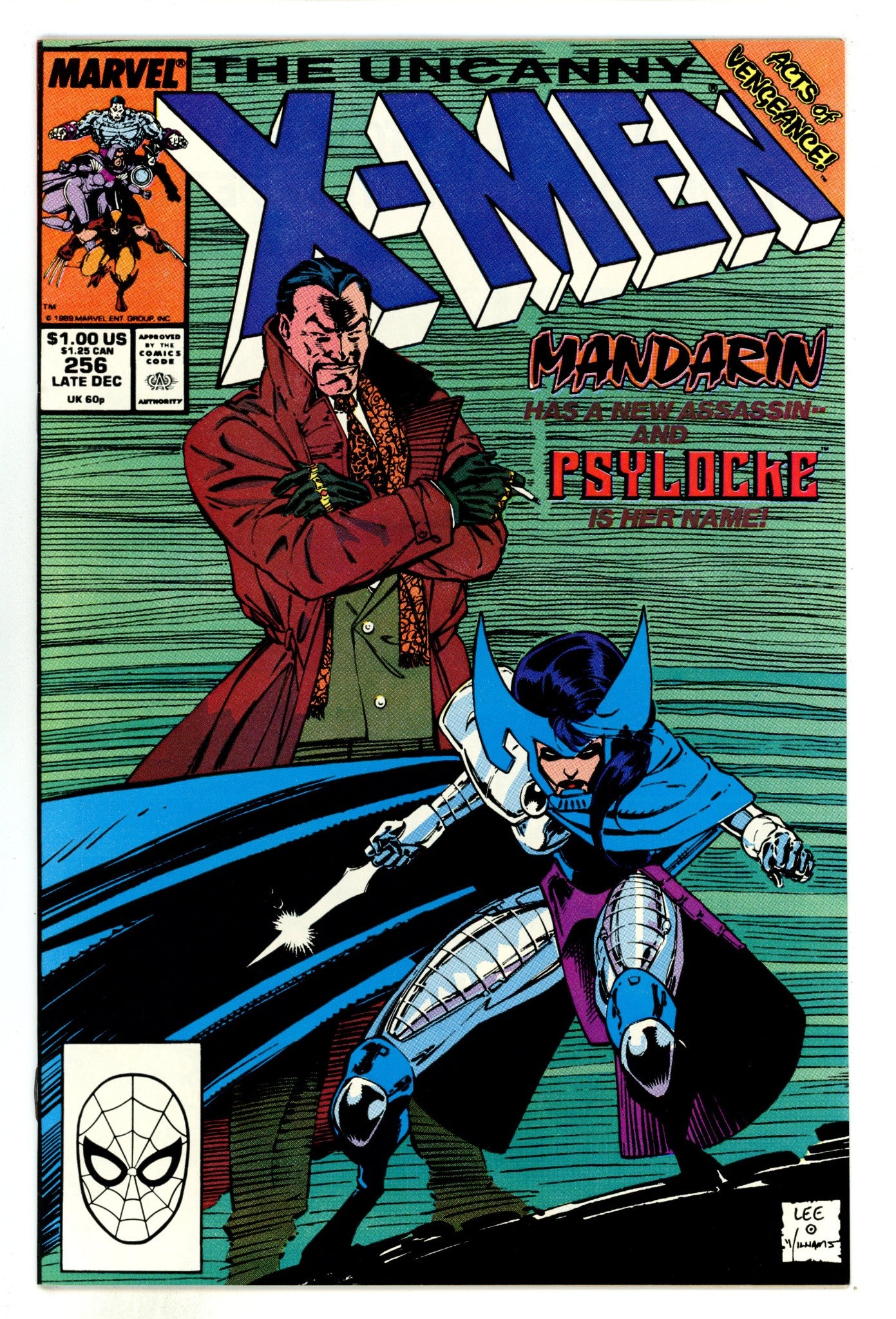 The Uncanny X-Men Vol 1 256  VF+ (8.5)  (1989)  