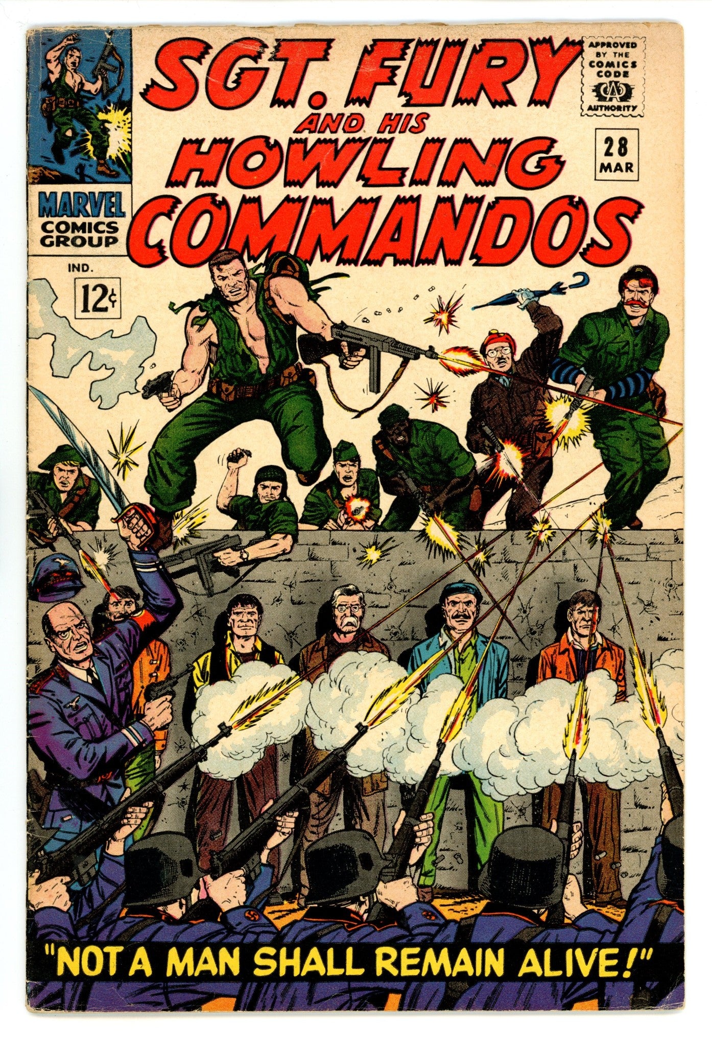 Sgt. Fury 28 VG+ (4.5) (1966) 