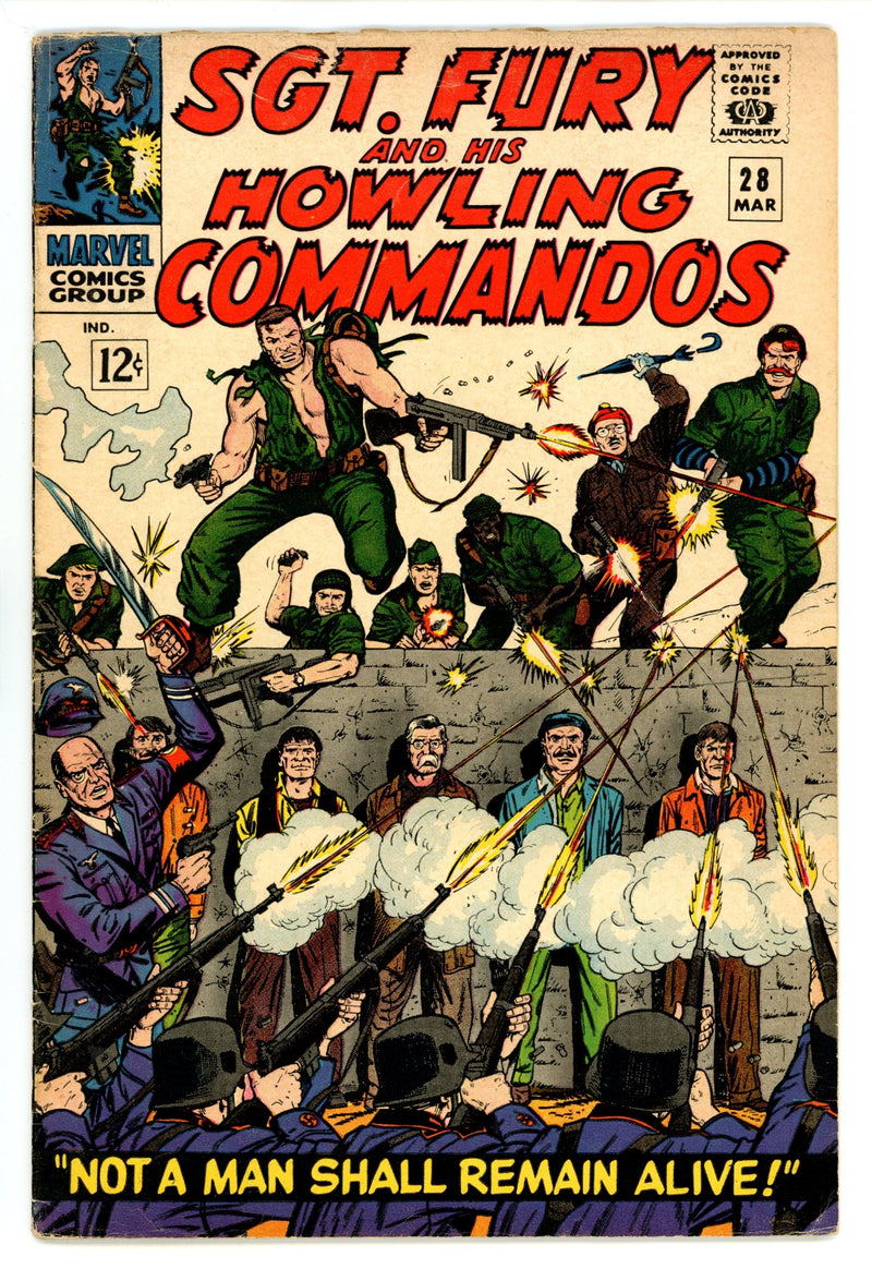 Sgt. Fury 28 VG+ (4.5) (1966) 