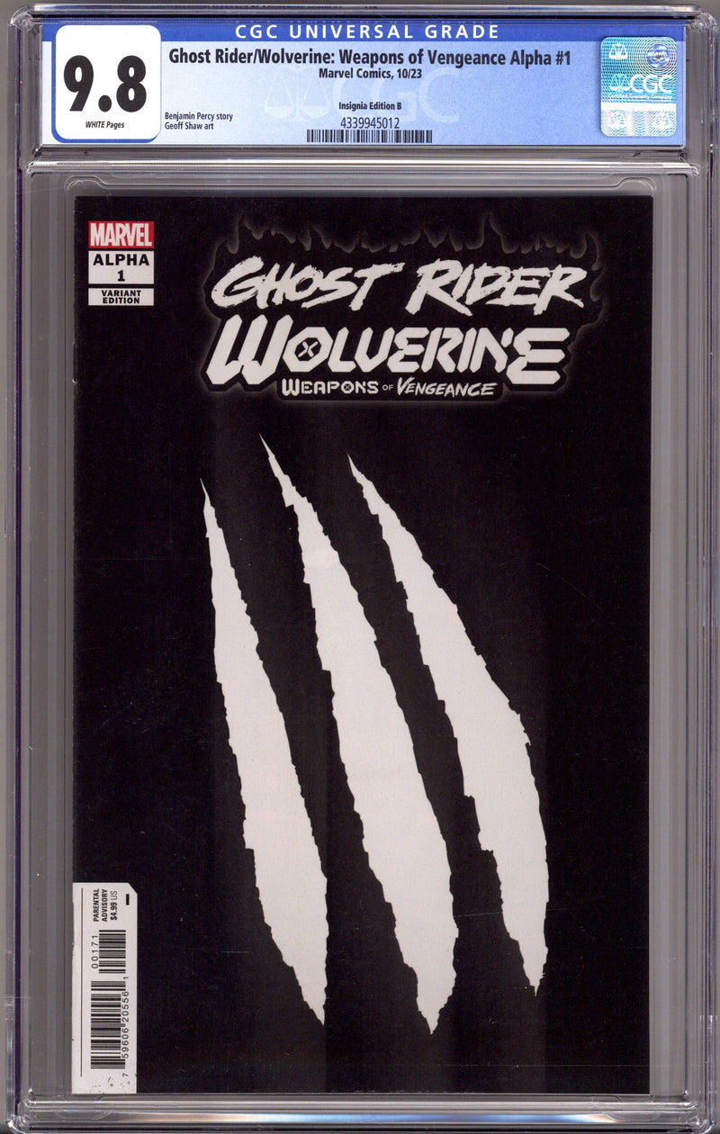 Ghost Rider Insignia Ghost Rider / Wolverine: Weapons of Vengeance Alpha | CaptCan Comics ...