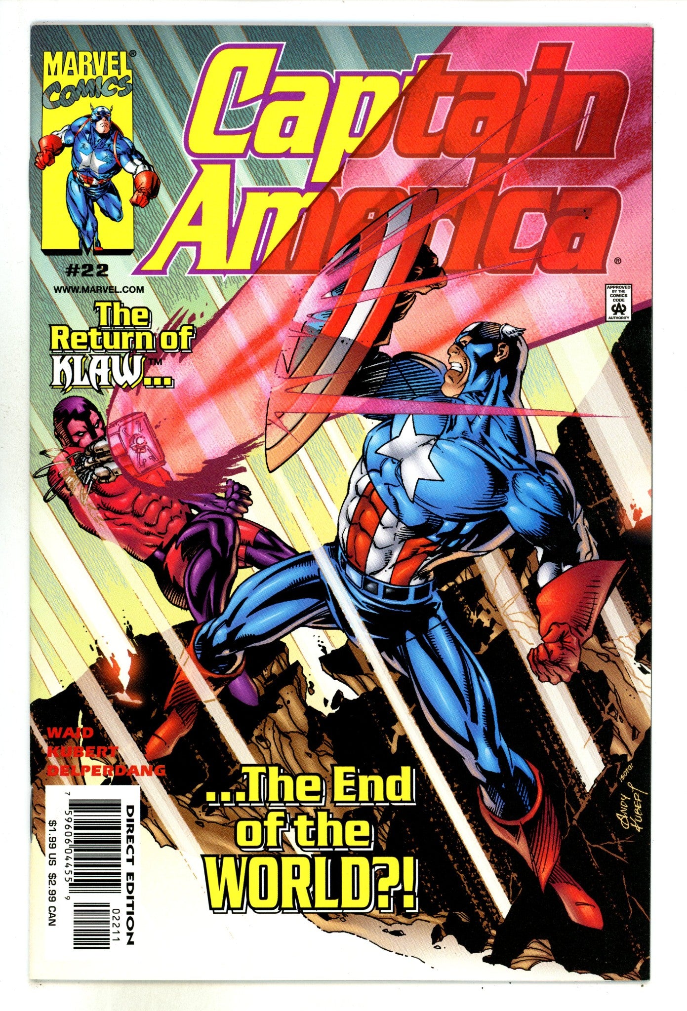 Captain America Vol 3 22 High Grade (1999) 