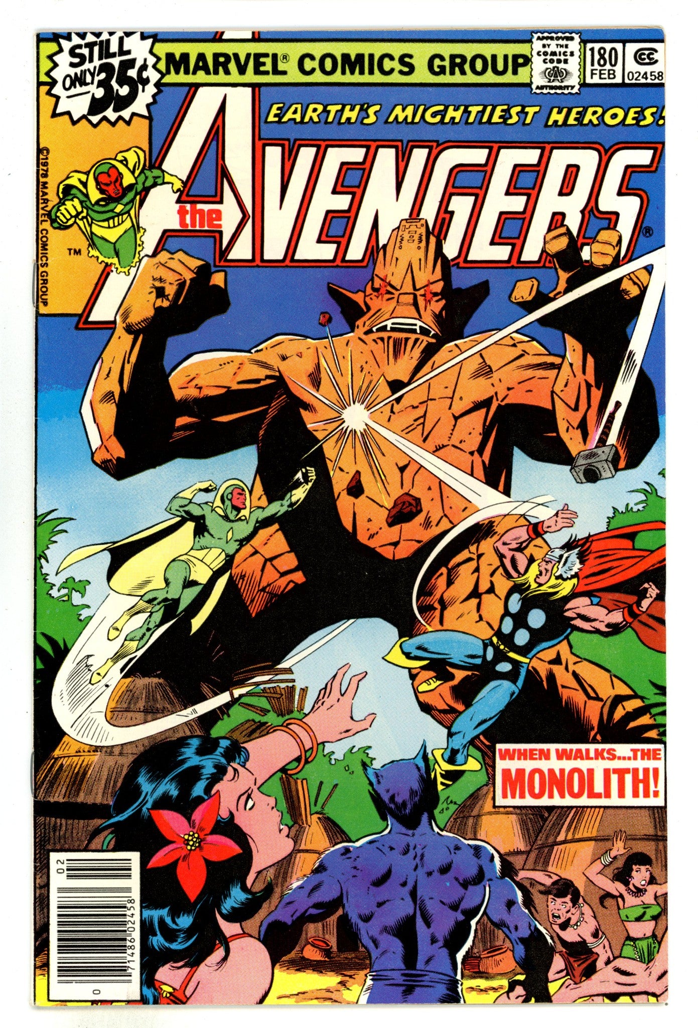 The Avengers Vol 1 180  FN/VF (7.0)   (1979)        