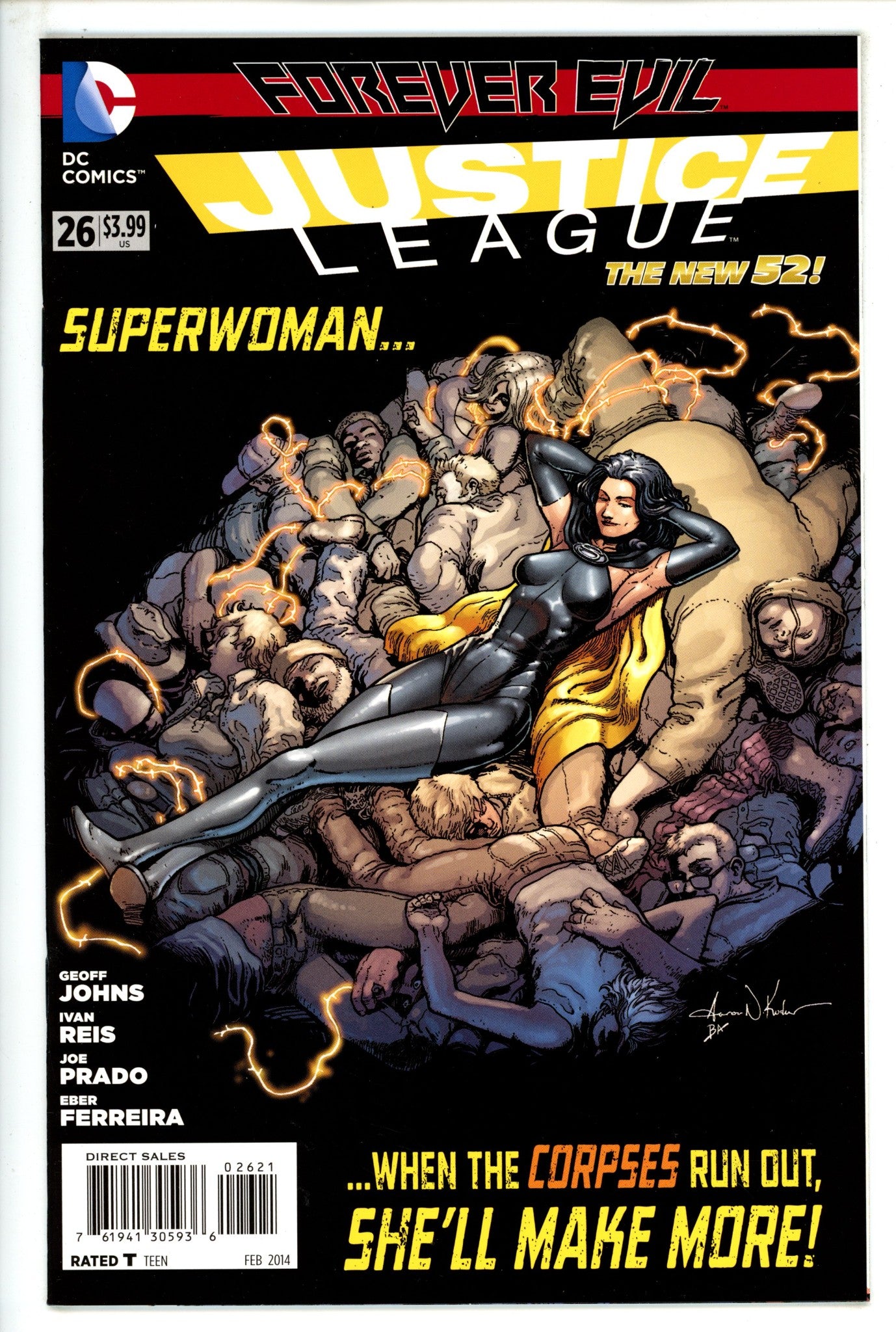 Justice League Vol 1 26High Grade(2014) KuderIncentive Variant
