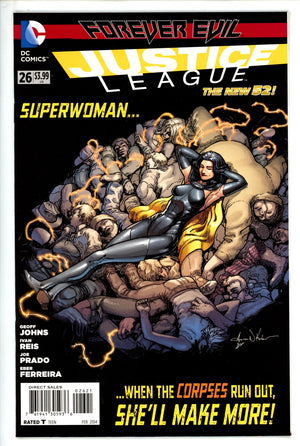 Justice League Vol 1 26 High Grade (2014) Kuder Incentive Variant