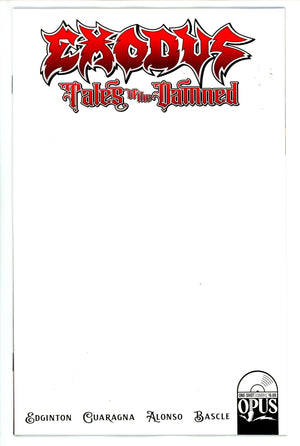 Exodus Tales Of Damned 1 Blank Variant (2023)
