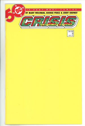 Crisis On Infinite Earths 8 Facsimile Blank Variant (2024)