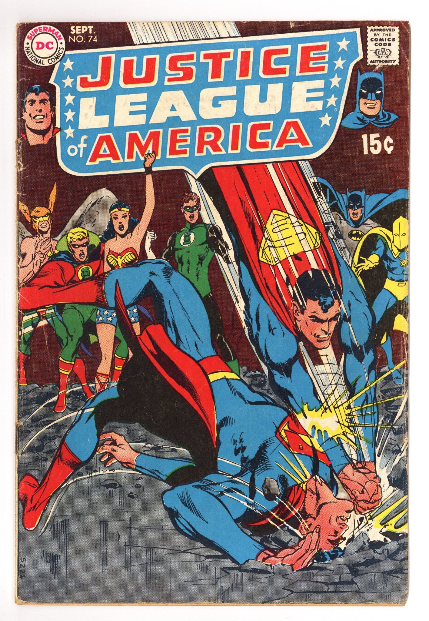 Justice League of America Vol 1 74 VG+ (4.5) (1969) 