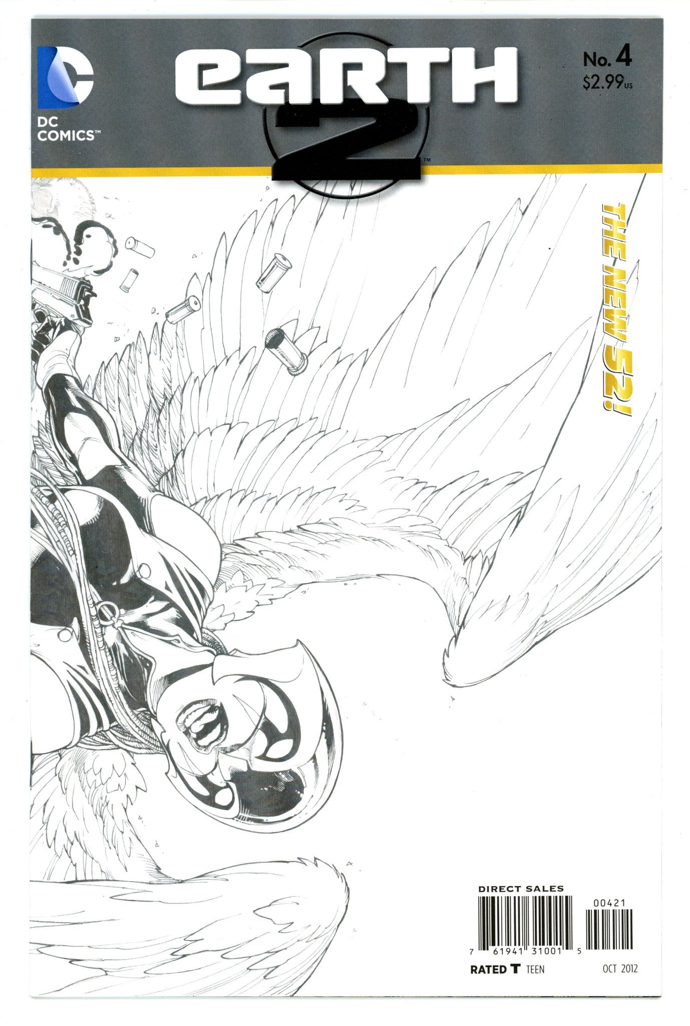 Earth 2 4 High Grade (2012) Reis Sketch Incentive Variant 