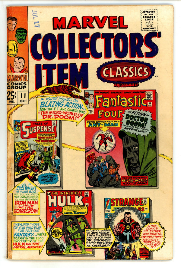 Marvel Collectors' Item Classics 11 VG/FN (5.0) (1967)