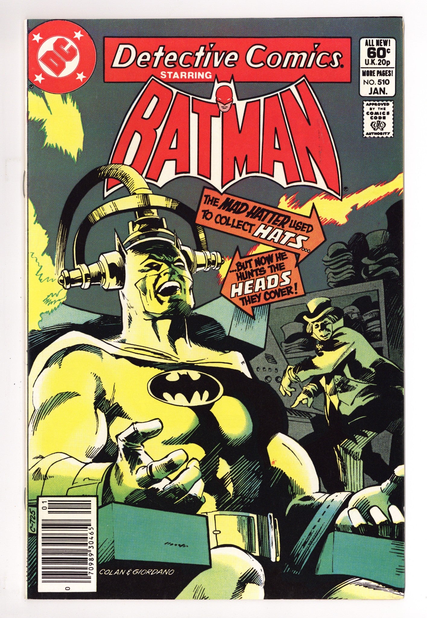 Detective Comics Vol 1 510 Mid Grade (1982) Newsstand 